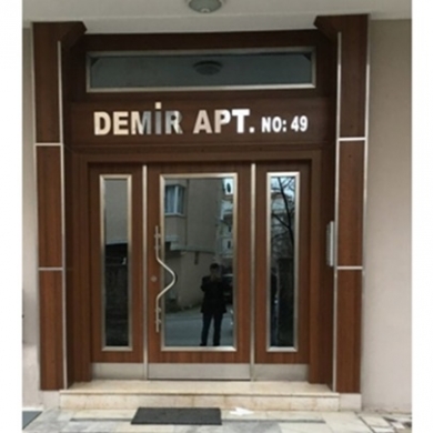 Bergama model Bina Kapısı, üç kanatlı model, D-525