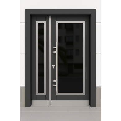 Kompakt Lamine kapıları, kapı aksesuarları D-506