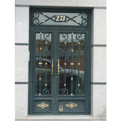 wrought iron apartment door