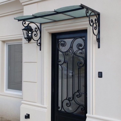 wrought iron door